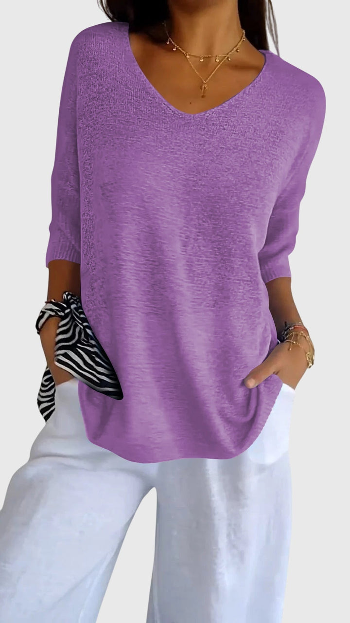 Myrial | Elegant V-Neck Top
