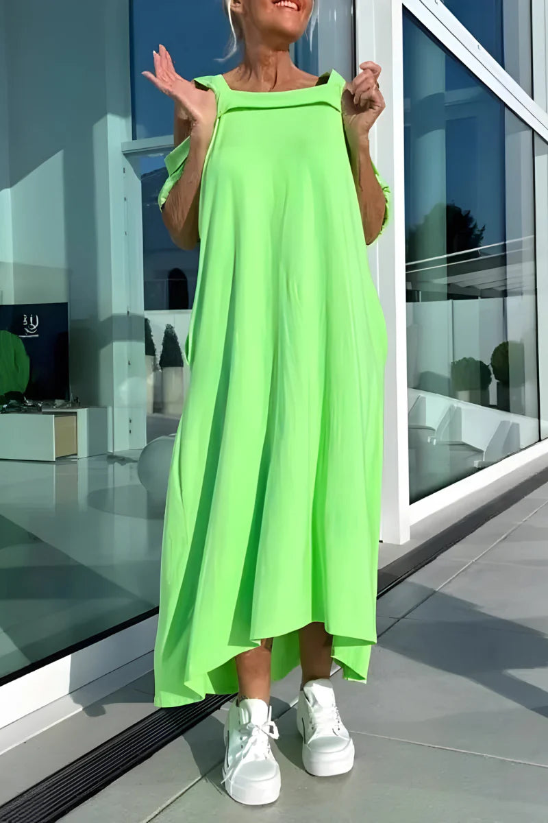 Shaira | Long Off-Shoulder Summer Dress