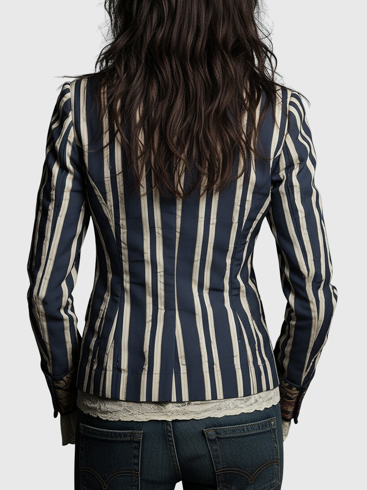 Kayla  | Bohemian Striped Blazer