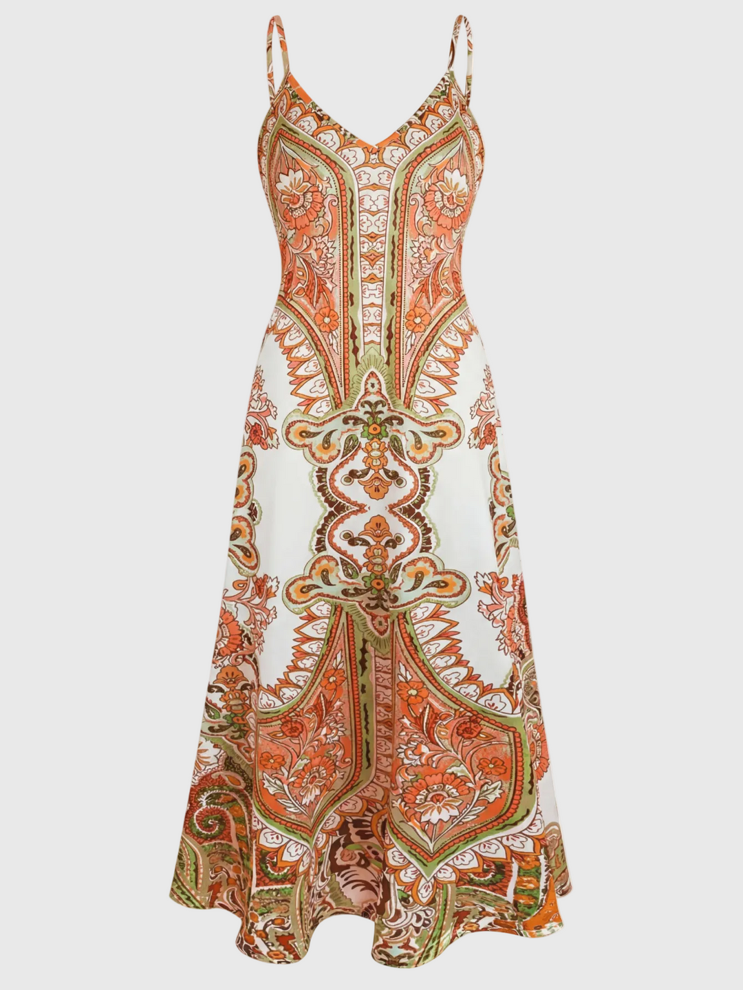 Skye | Boho Floral Print Sleeveless Dress