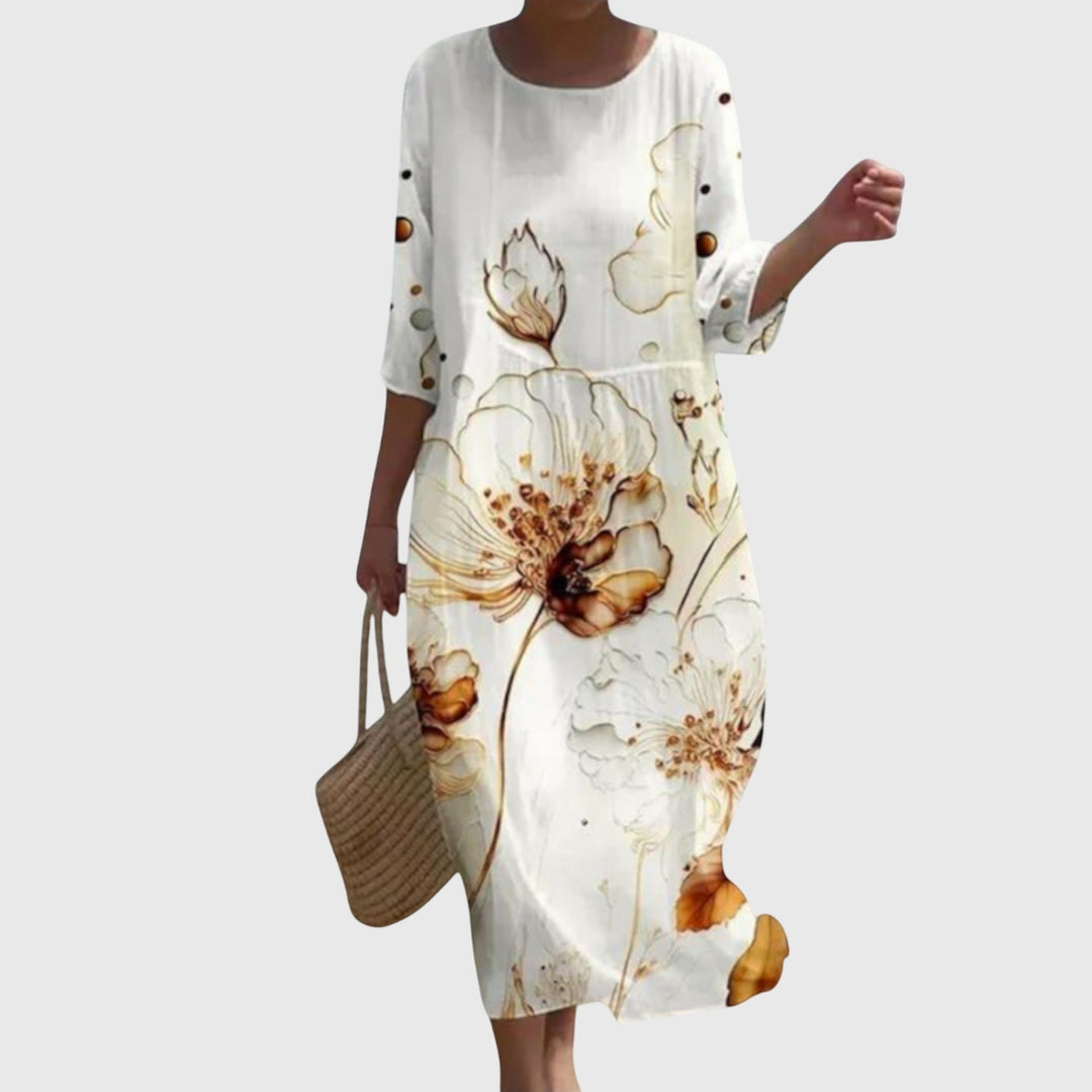 Desiree | Stylish Floral Maxi Dress