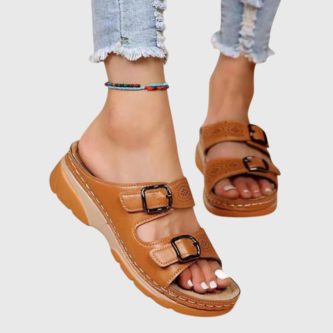 Hannah | Orthopedic Leather Sandals