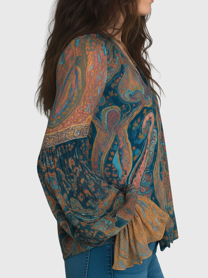 Clara | Bohemian Flow Blouse
