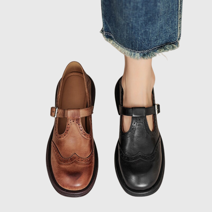 Sasha | Leather Mary Janes