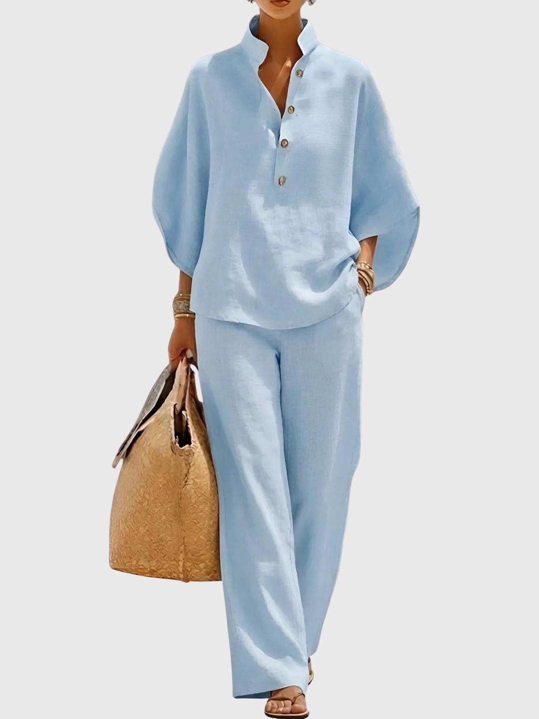 Elaine | Linen Cotton Two-Piece Set