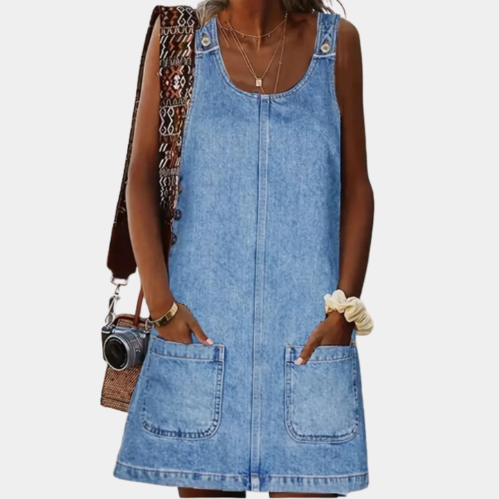 Loren | Relaxed Denim-Look Dress