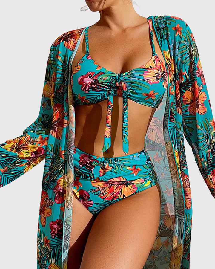 Wella | Bikini with Floral Skirt
