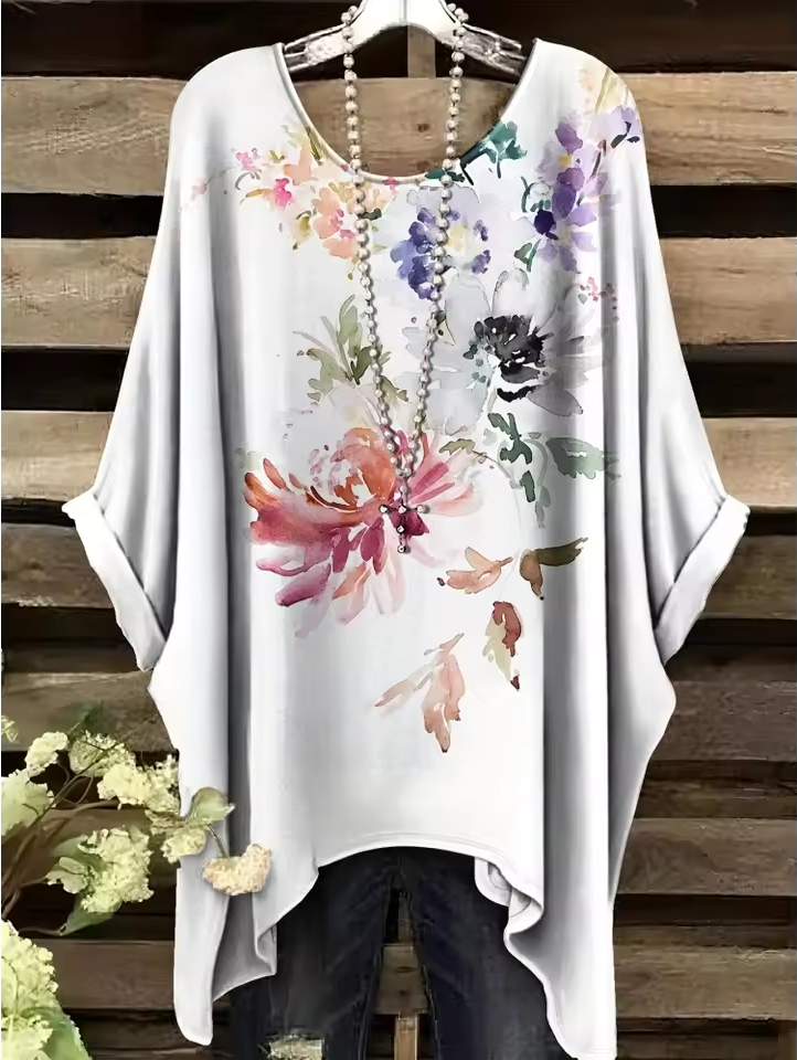 Michelle | Vintage Bohemian Floral Print Women's T-Shirt