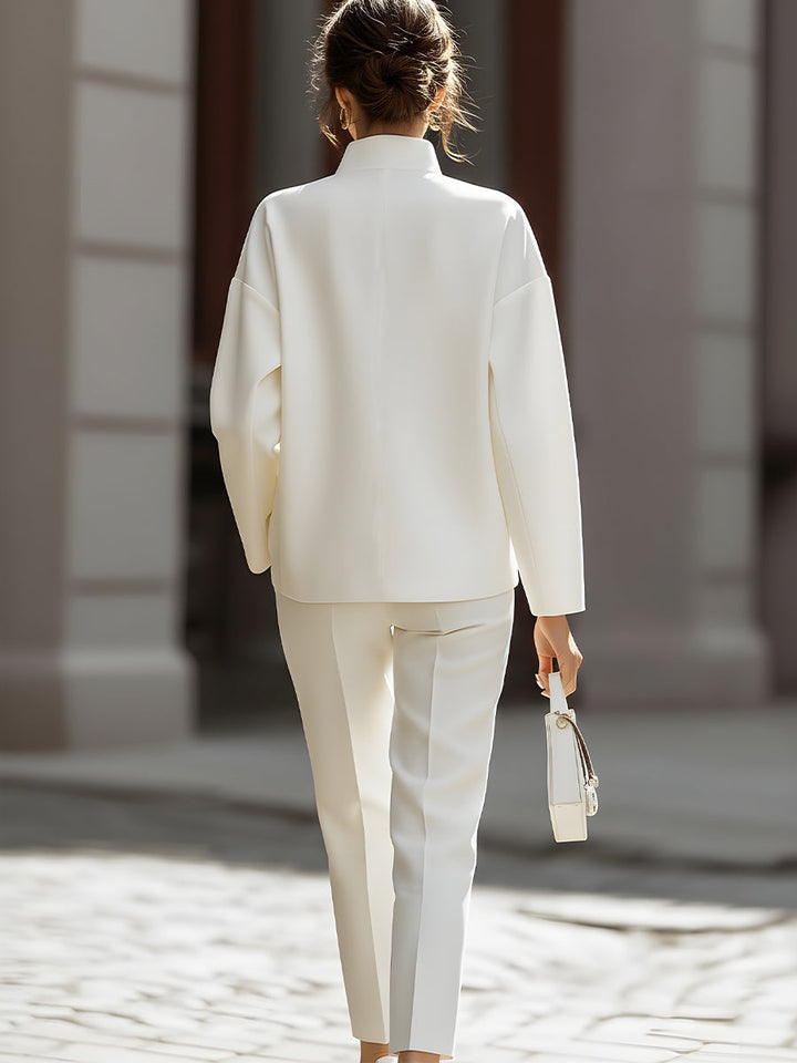Avery | Luxe Oversized Shirt & Tailored Trouser Two-Piece Set