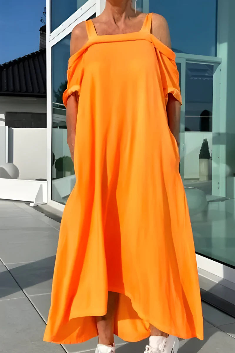 Shaira | Long Off-Shoulder Summer Dress