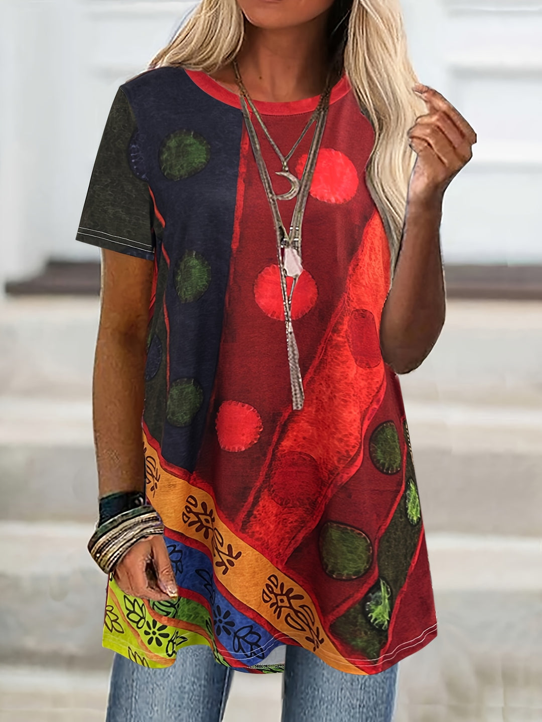 Leah | Artistic Top - Flows Gently, Flatters Beautifully