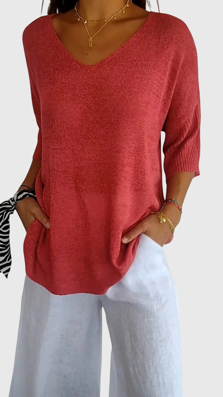 Myrial | Elegant V-Neck Top