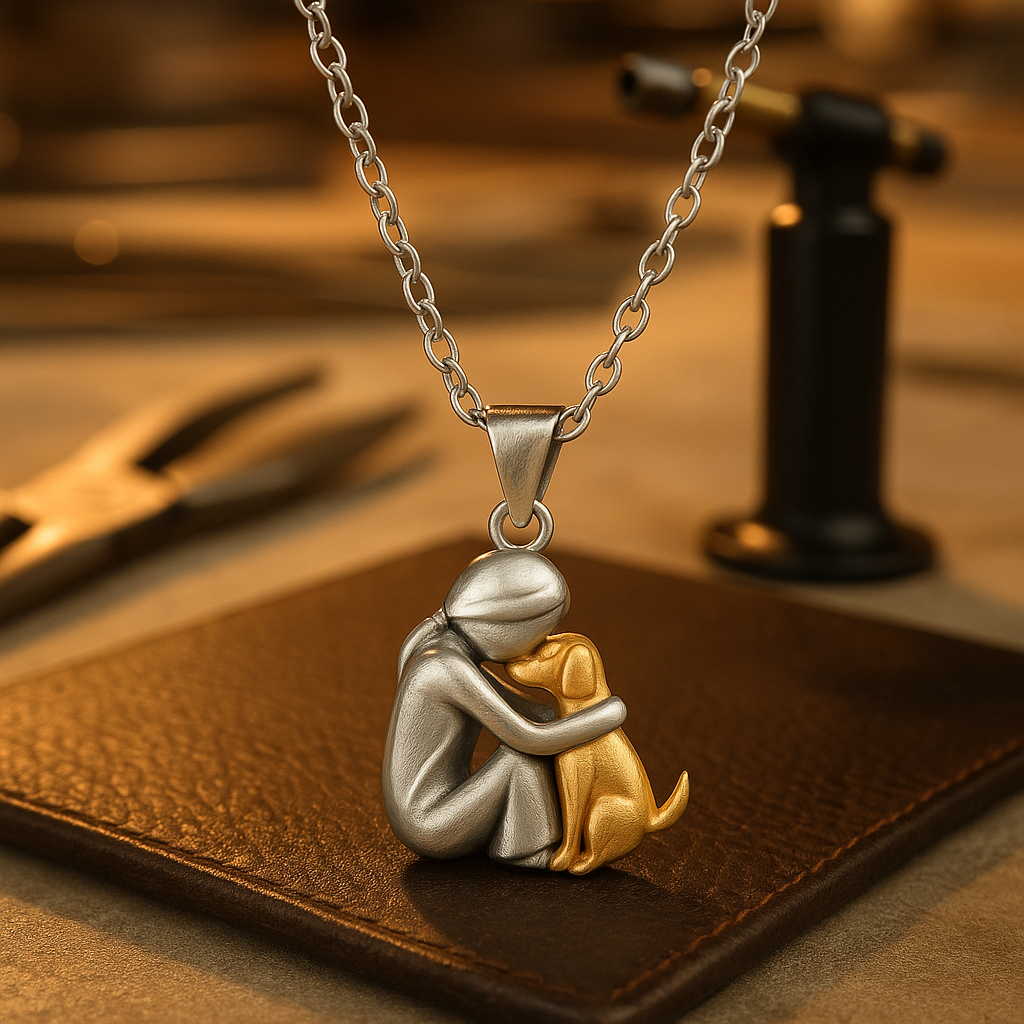 Eleanor Rose | Dog Embrace Necklace