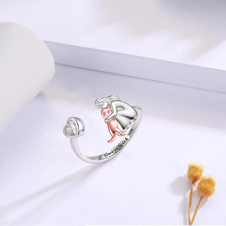 Eleanor Rose | Dog Embrace Ring (Rose)
