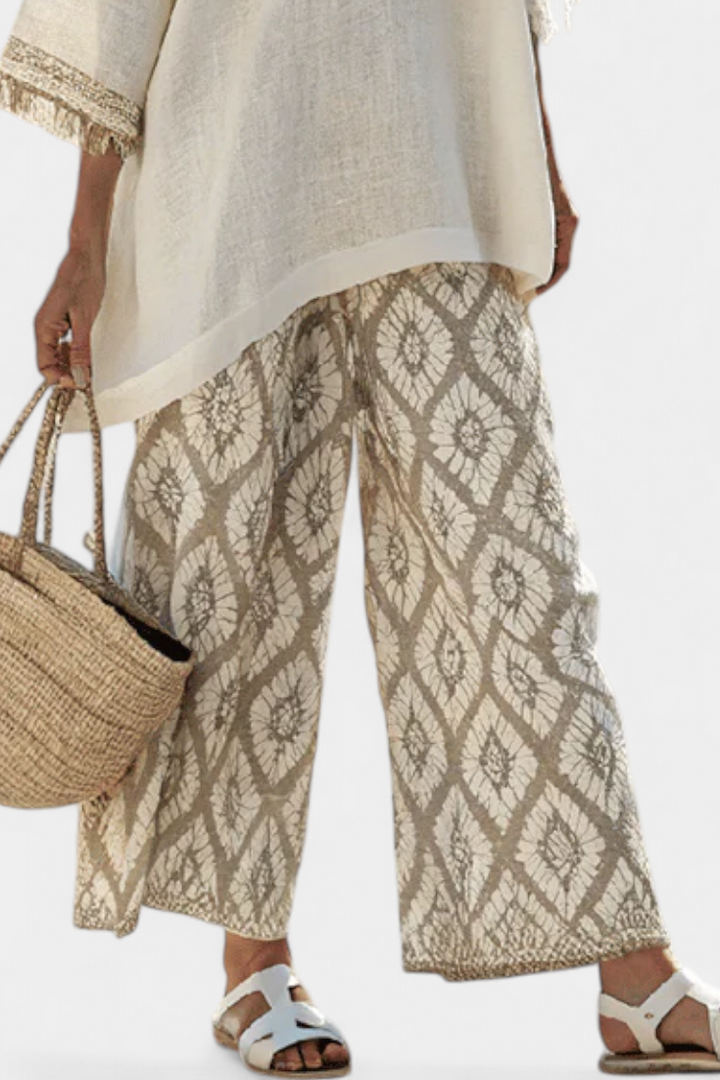 Michelle | Sophisticated Top & Casual Pants Set