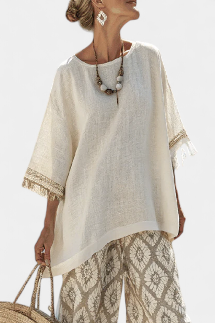 Michelle | Sophisticated Top & Casual Pants Set