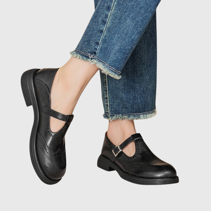 Sasha | Leather Mary Janes