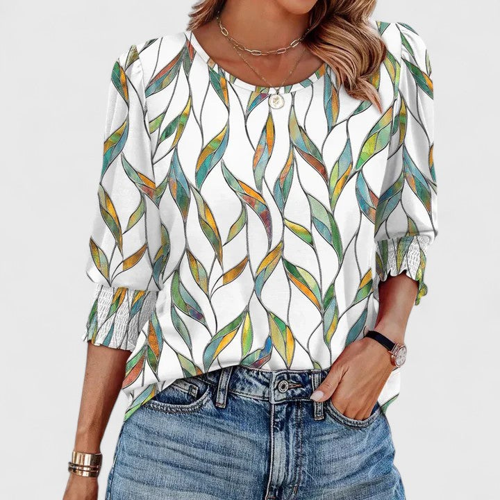 Laurel | Elegant Smocked Top