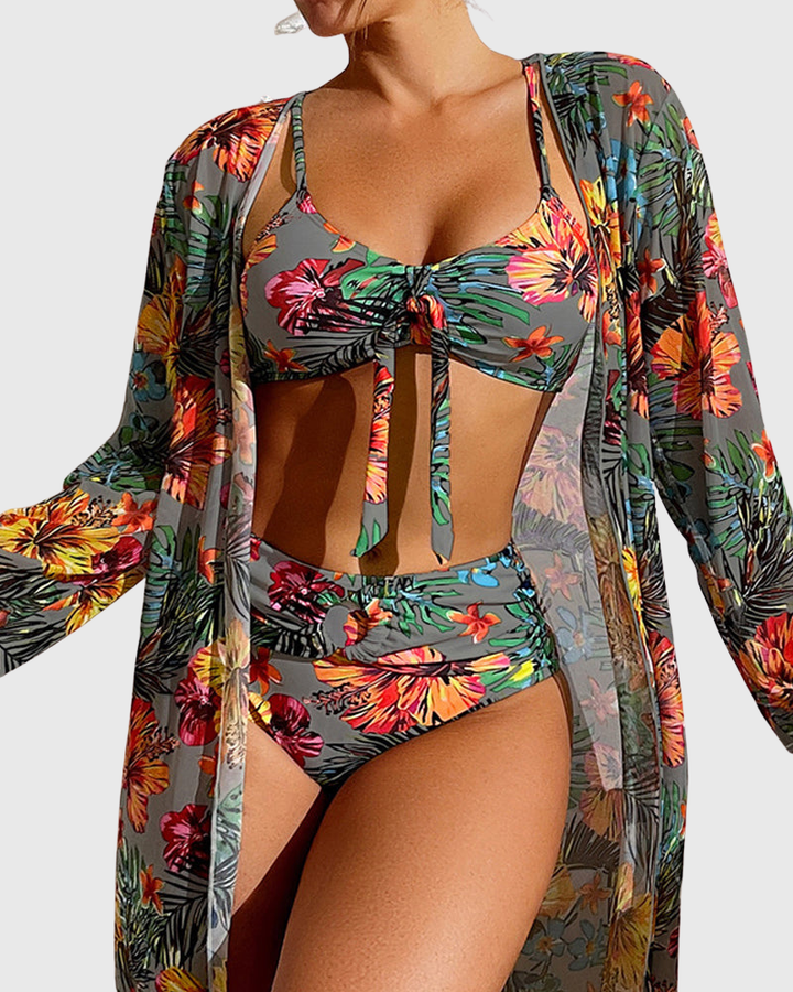 Wella | Bikini with Floral Skirt