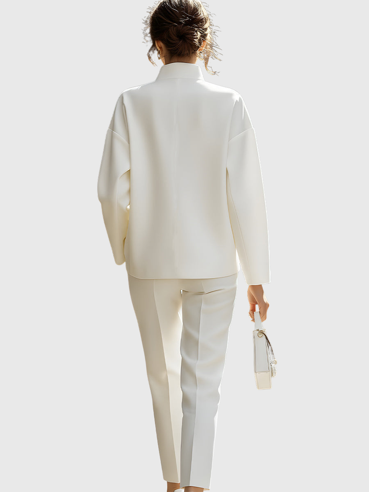Avery | Luxe Oversized Shirt & Tailored Trouser Two-Piece Set