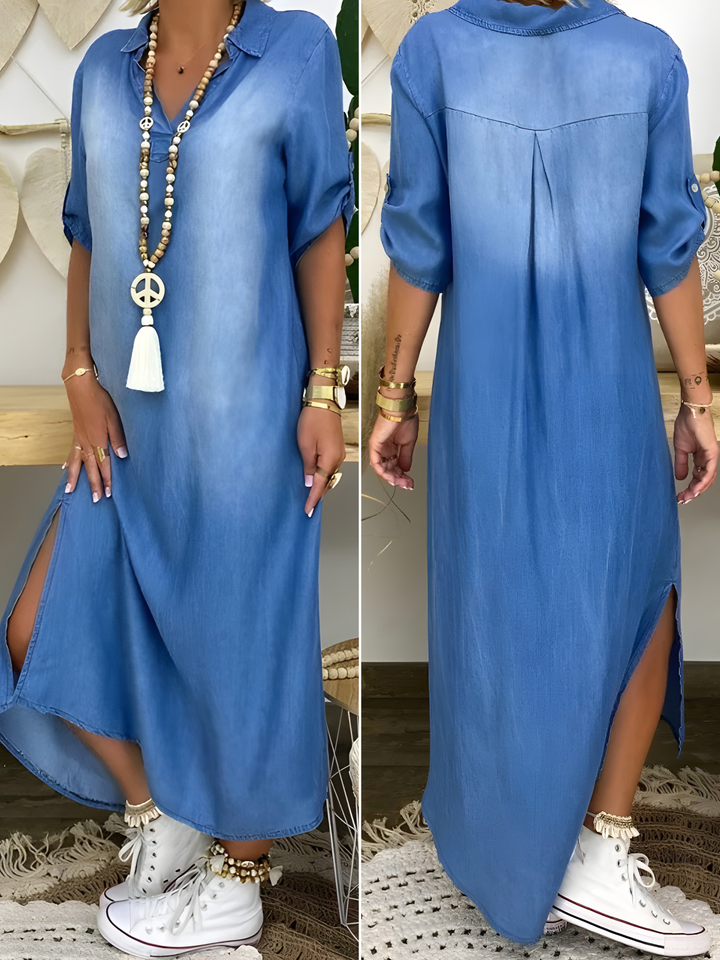Lexi | Chic Denim Maxi Dress