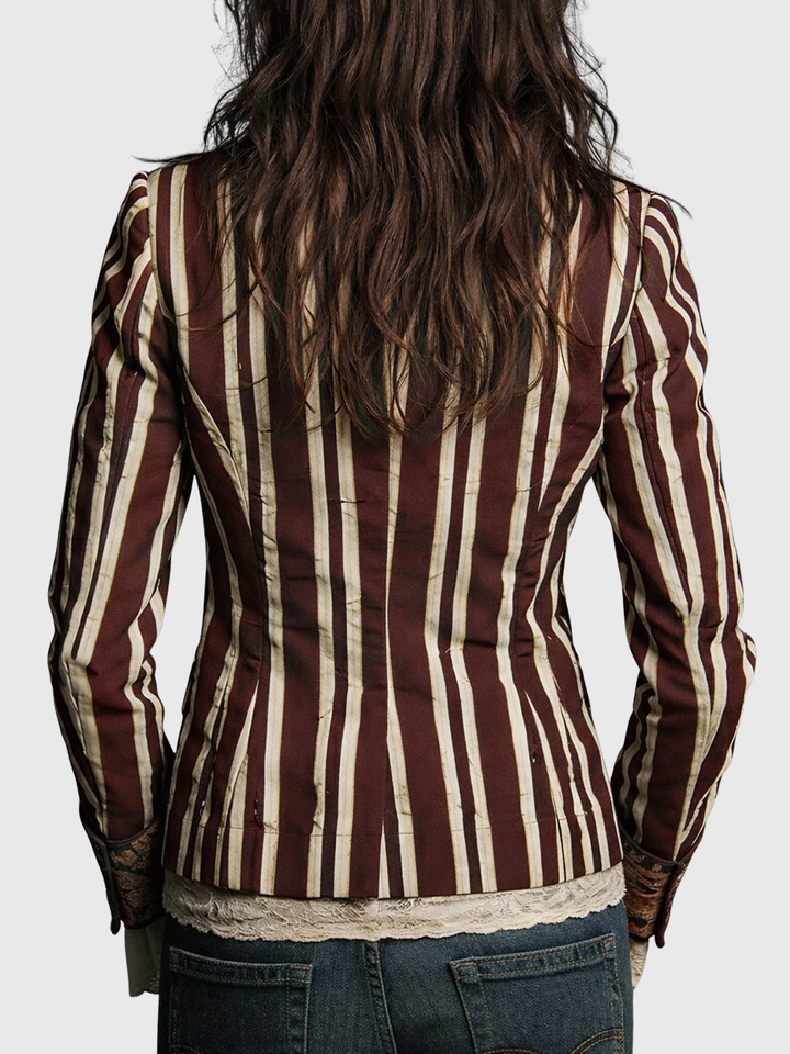 Kayla  | Bohemian Striped Blazer