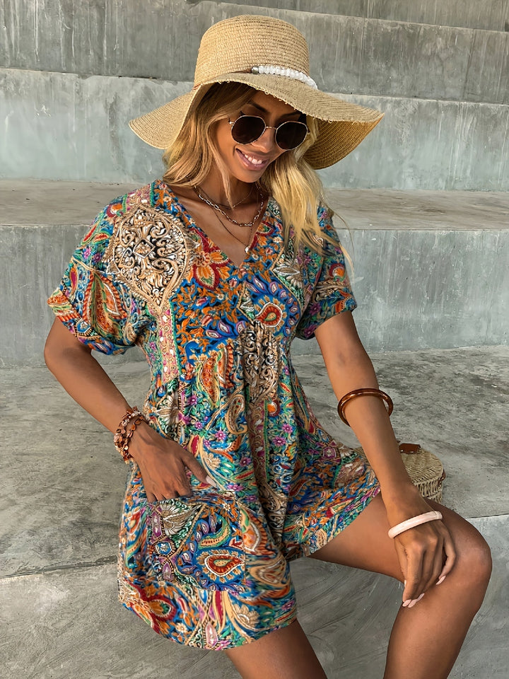 Bailey | Tropical Bohemian Jumpsuit