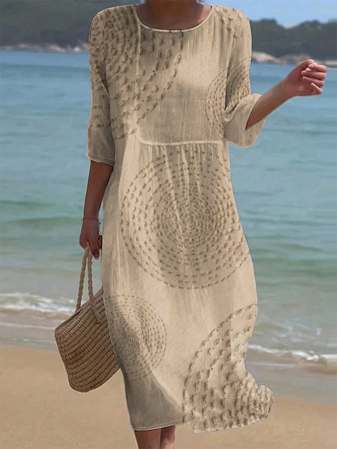 Sylvie | Embroidered Casual Dress For Women