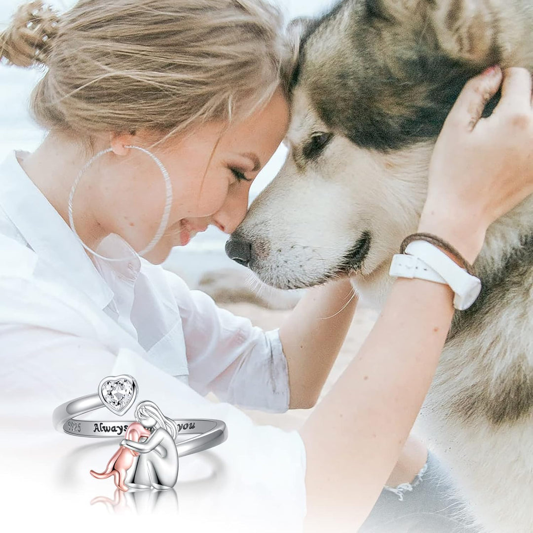 Eleanor Rose | Dog Embrace Ring (Rose)