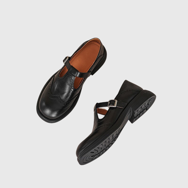 Sasha | Leather Mary Janes