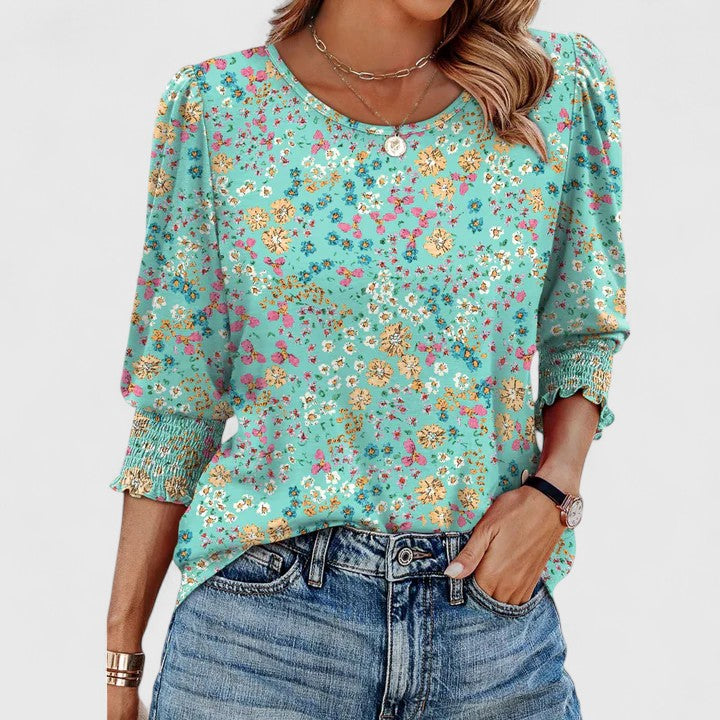Laurel | Elegant Smocked Top