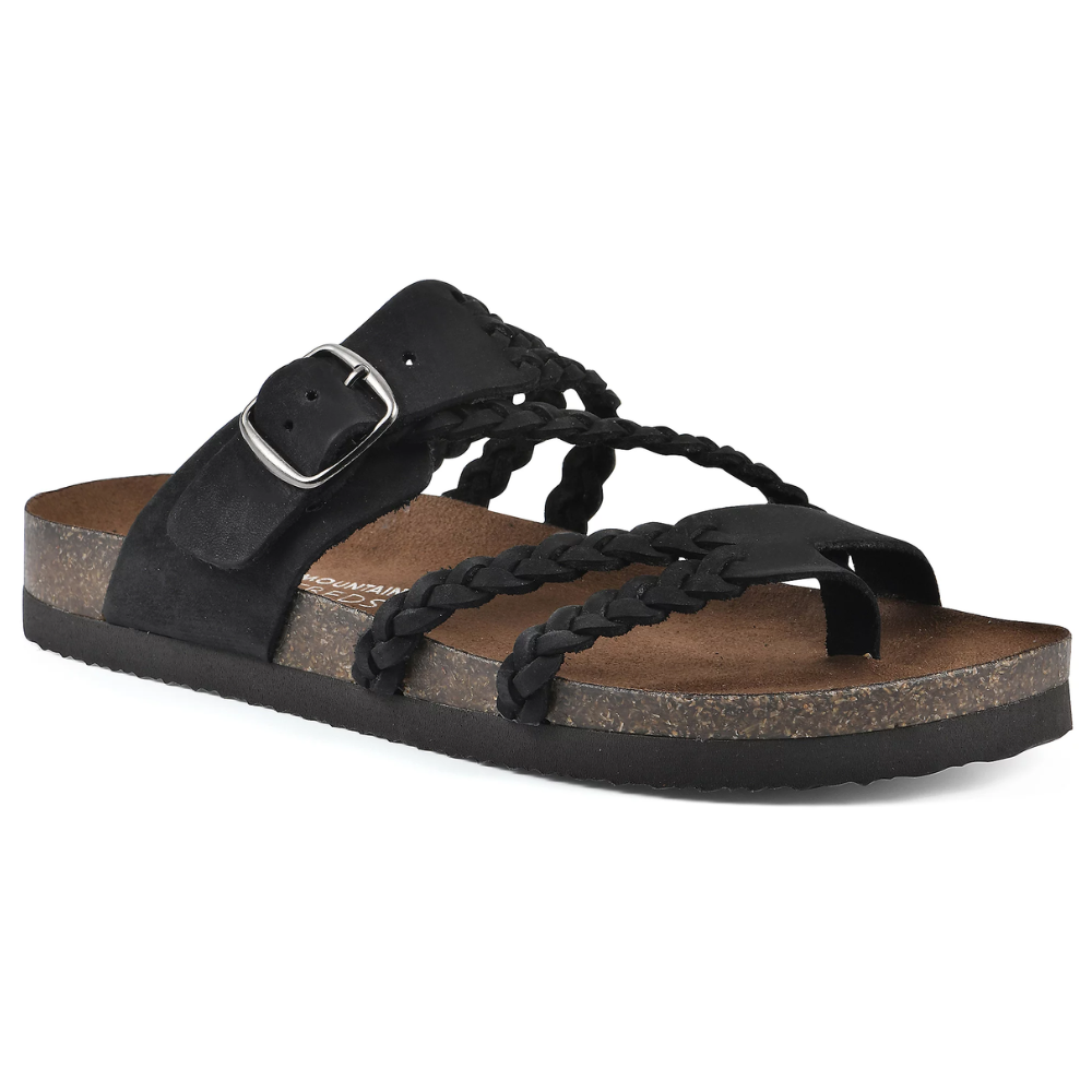 Violet | Braided Soft Suede Sandals Flat Comfortable Fit