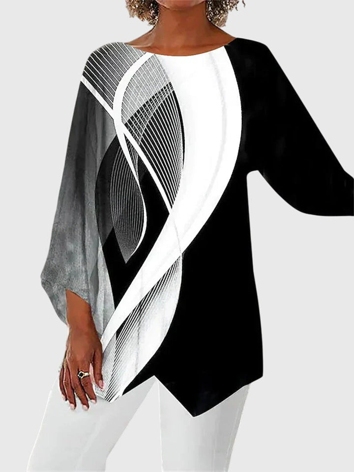 Elizabeth | Elegant Crew Neck Top