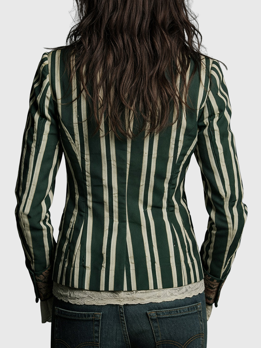 Kayla  | Bohemian Striped Blazer