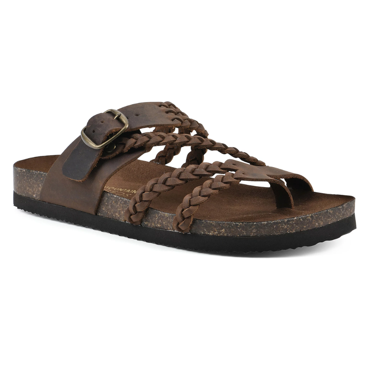 Violet | Braided Soft Suede Sandals Flat Comfortable Fit