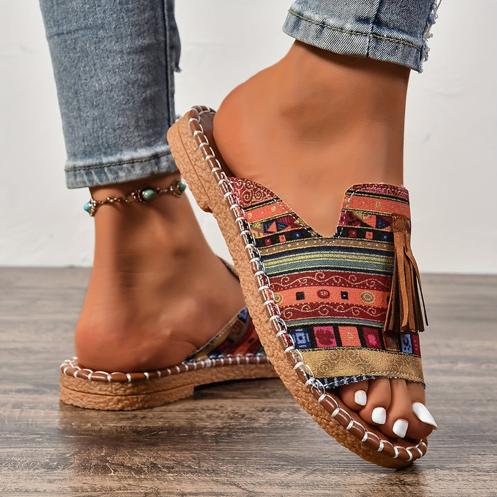 Addison | Boho Tassel Sandals