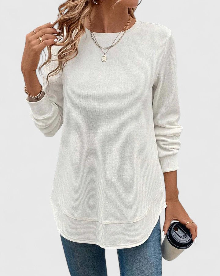 Mariana | Elegant O-Neck Long Sleeve