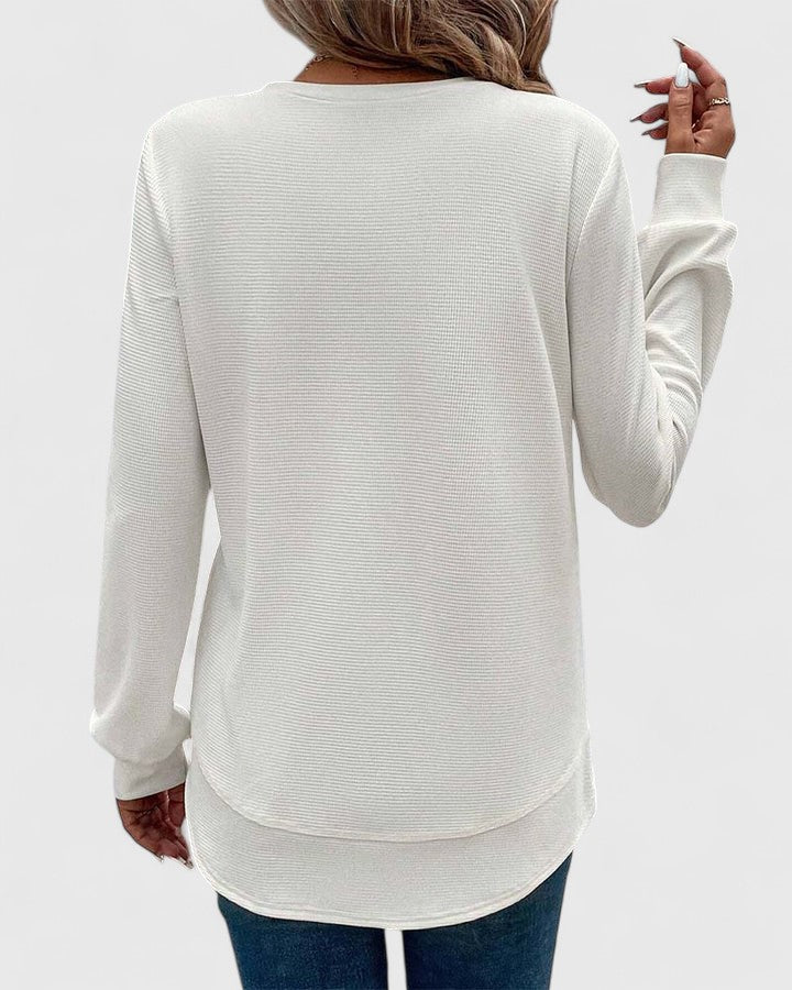 Mariana | Elegant O-Neck Long Sleeve