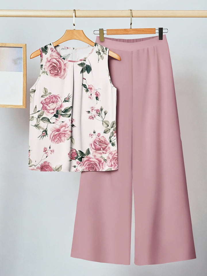 Kristen | Floral Print Two-Piece Set