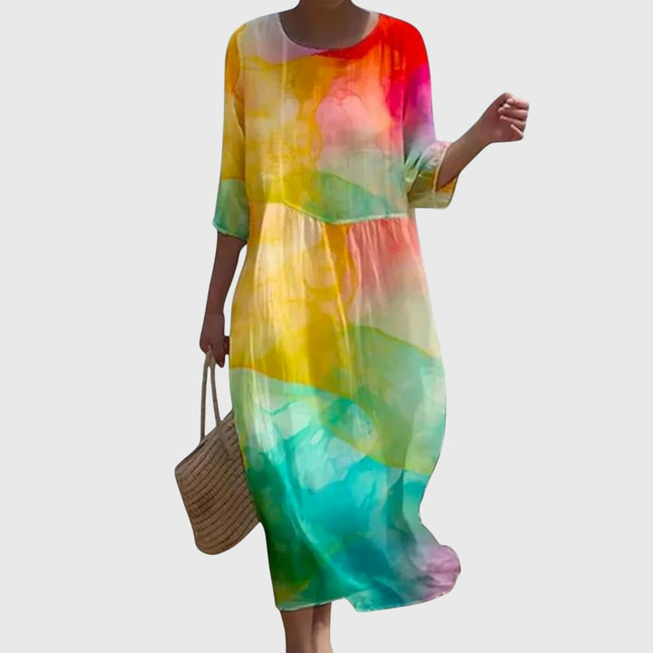 Desiree | Stylish Floral Maxi Dress