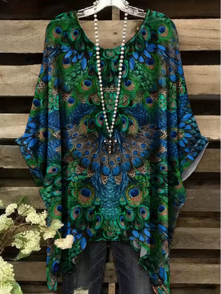 Lyra | Vintage Bohemian Floral Print Women's T-Shirt
