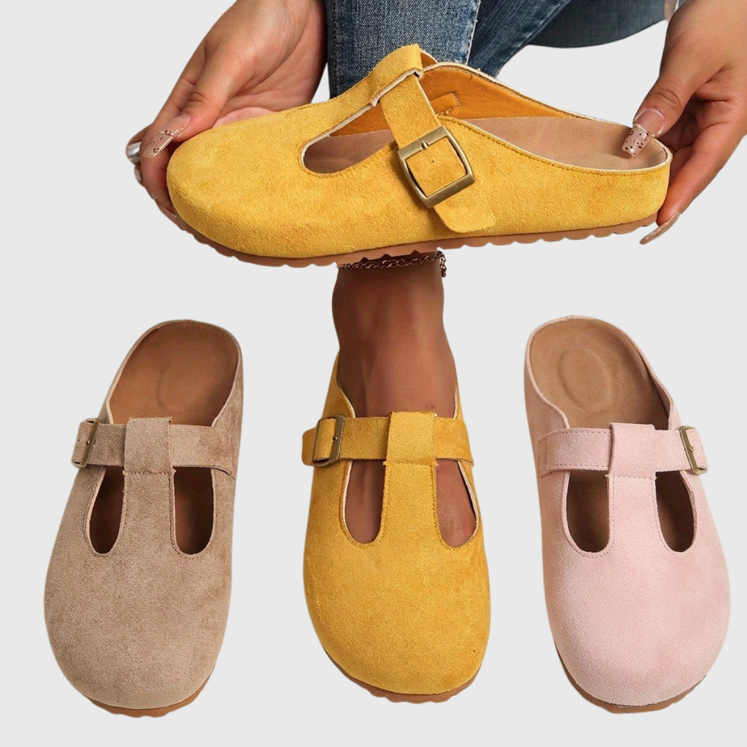 Susan | Comfortable Clogs with a Simple Buckle