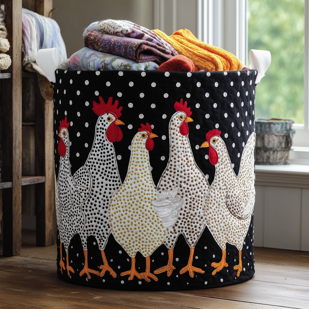 Quilted Laundry Basket
