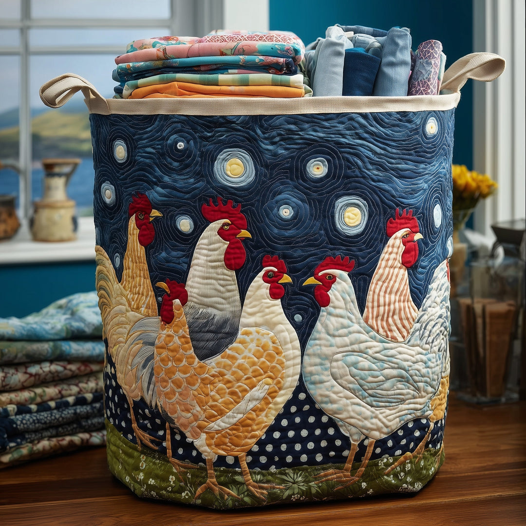 Chicken Dream Laundry Basket