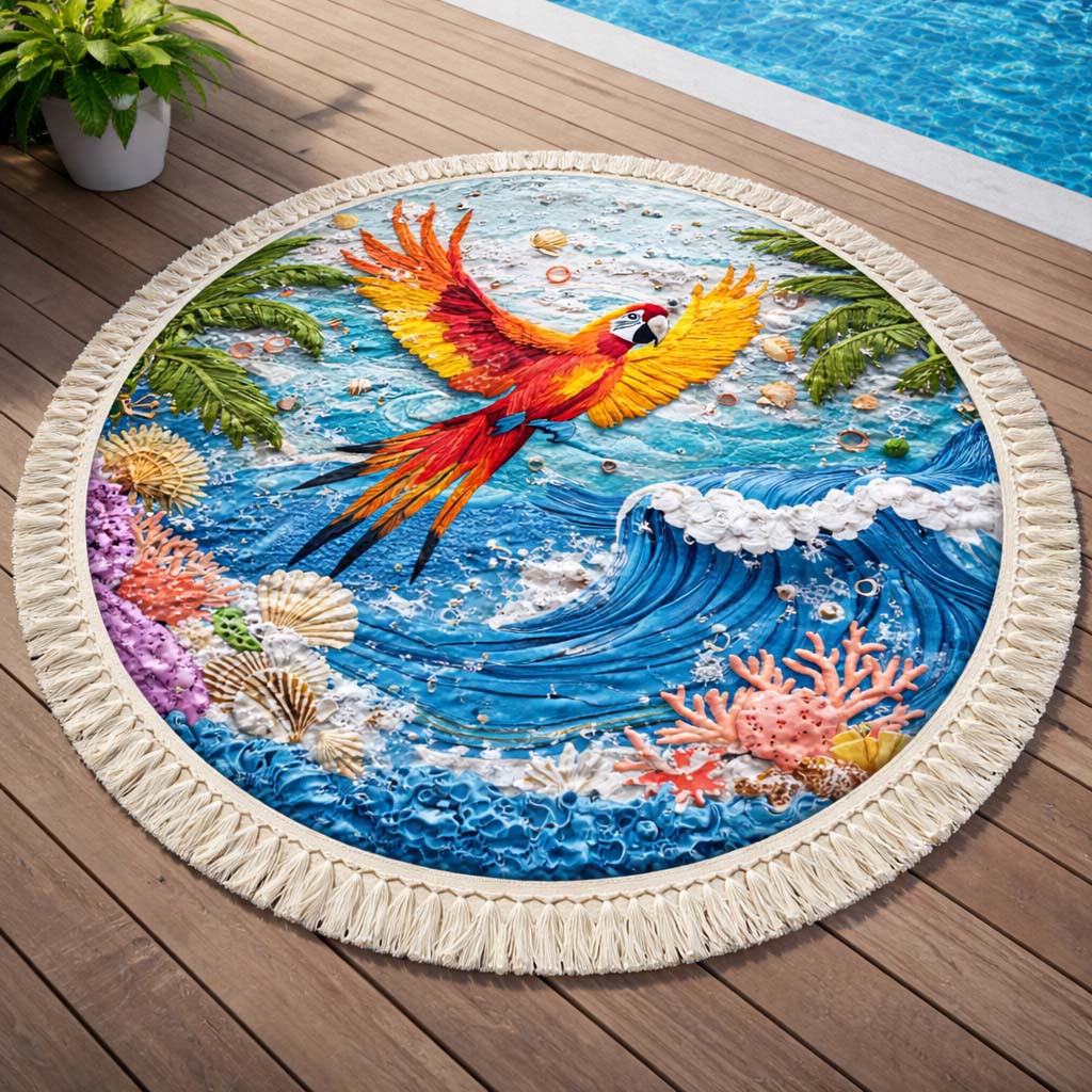 Round Ocean Beach Towel