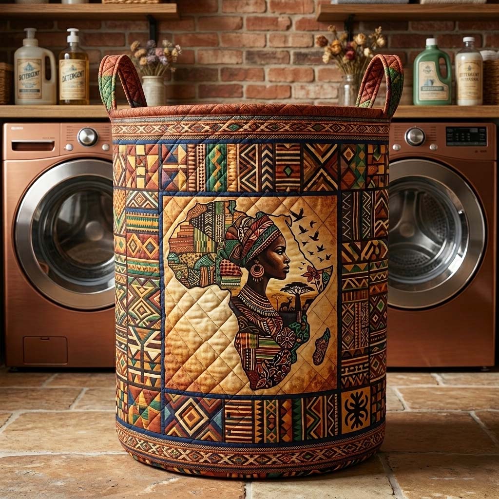 Padded Laundry Basket Africa Legacy