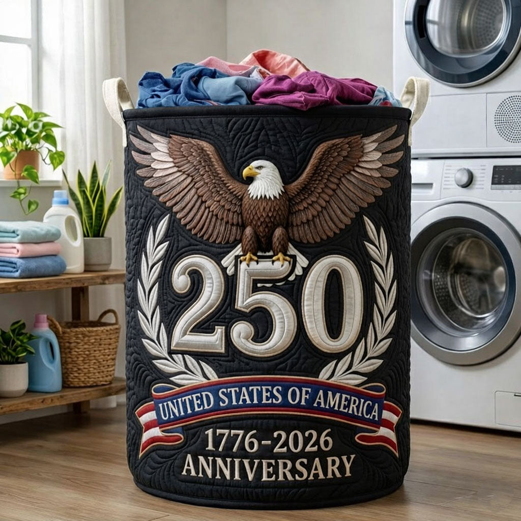Heritage Quilted Laundry Basket