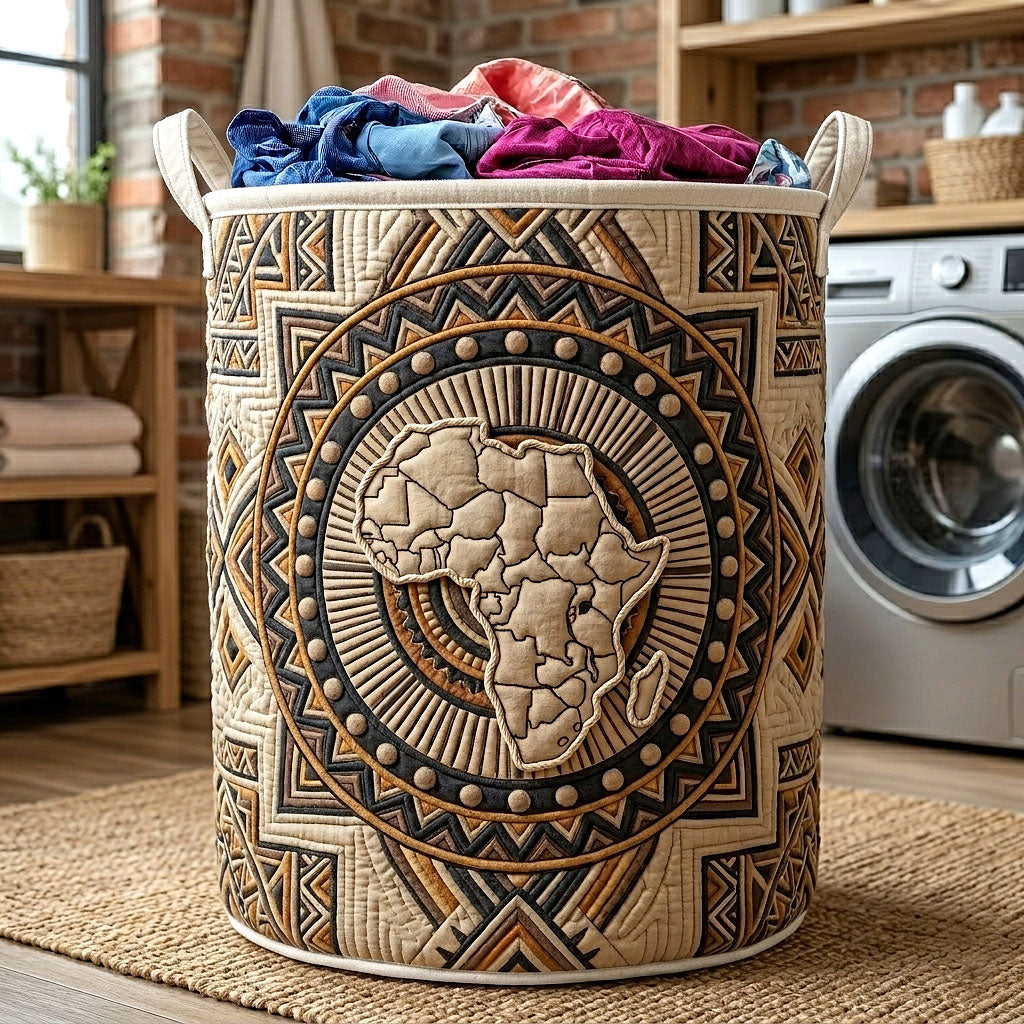 Quilted Laundry Basket Africa Legacy