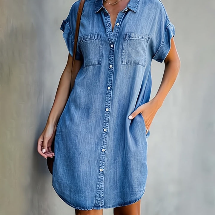 Lorisse | Button-Down Shirt Dress