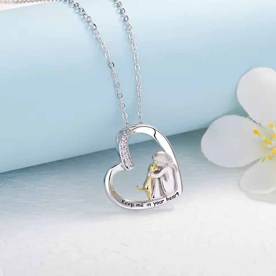 Eleanor Rose | Dog Embrace Necklace